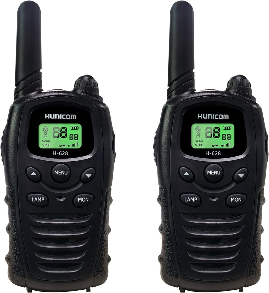 Long Range Walkie Talkies 16 Channel PMR Radio Gift Set w/ Flashlight