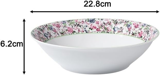35pc Floral Dinnerware Set Plates Bowls Cups Serving Set for 6 Porcelain