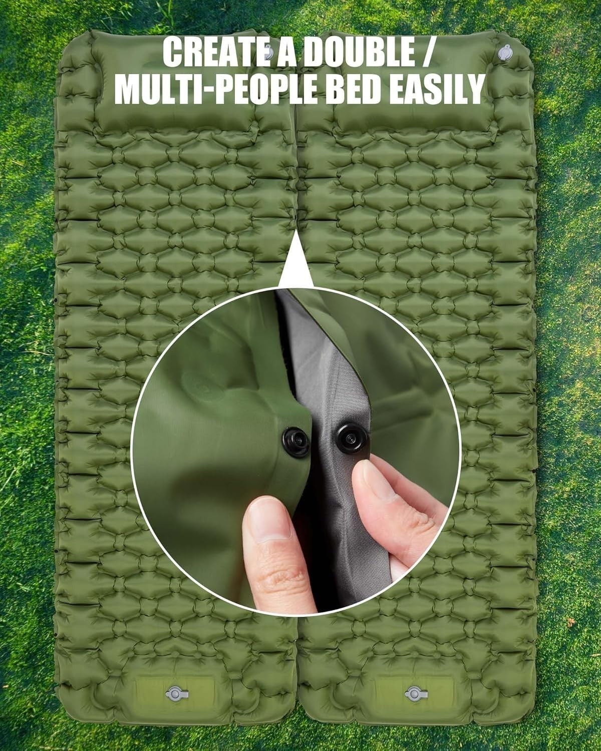 Self-Inflating Camping Mattress 10CM Thick Portable Sleeping Pad Outdoor