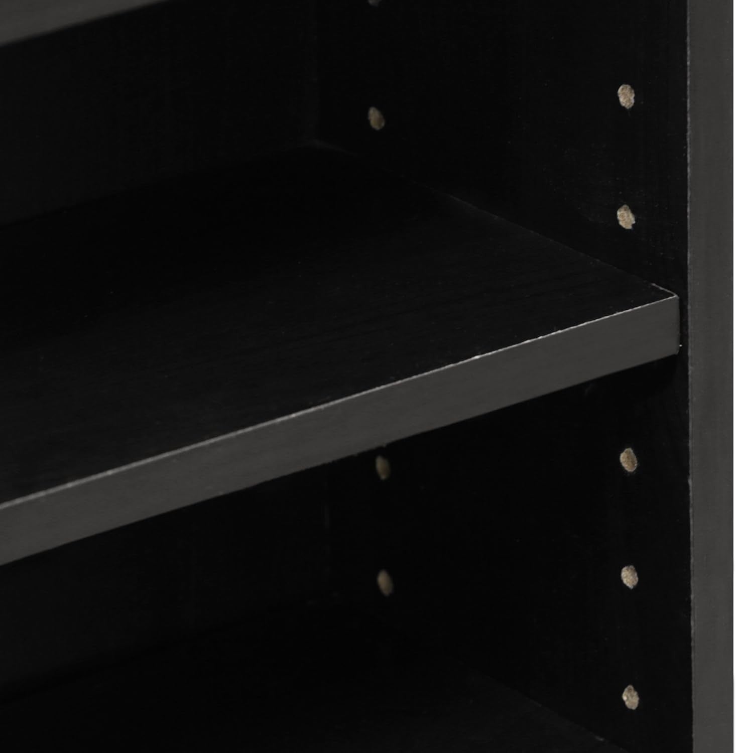 8 Tier CD DVD Storage Tower Adjustable Media Shelf Game Rack Espresso