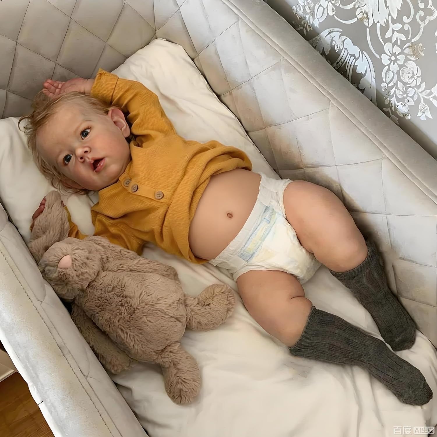 20in Full Silicone Reborn Baby Doll Boy Realistic Bathable Newborn