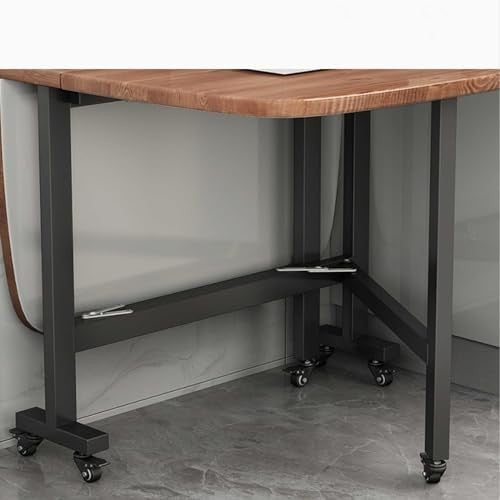 Folding Extendable Kitchen Dining Table with Wheels – Space-Saving Table