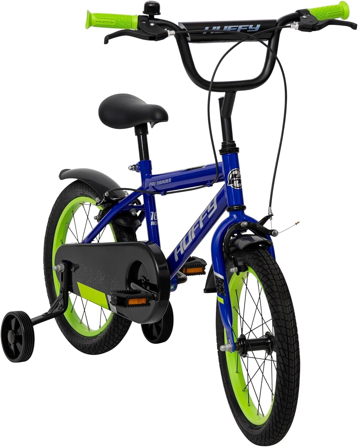 16 Inch Kids Bike with Stabilisers Caliper Brakes Blue Bicycle Age 5-7
