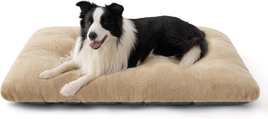 XL Dog Crate Bed 104x69cm Washable Calming Mattress