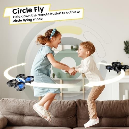Mini Drone for Kids w3 Batteries Auto Hover 3D Flip Headless Mode Toy Quadcopter