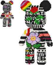 Micro Building Blocks Bear Puzzle Model 6150 PCS DIY Home Decor Gift Idea