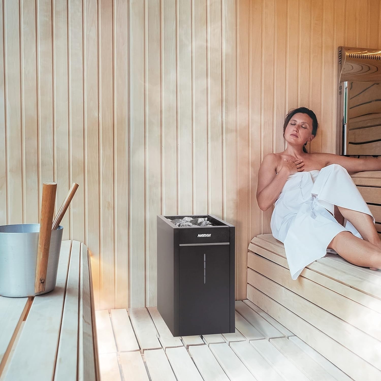 Sauna Stones 20kg Natural Heater Rocks High Heat Retention Steam Room Thermal