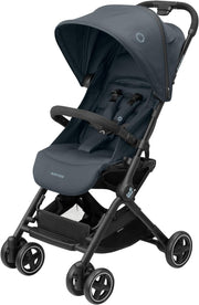Lightweight Compact Stroller Auto Fold Lie-Flat Pushchair 0-22kg Graphite