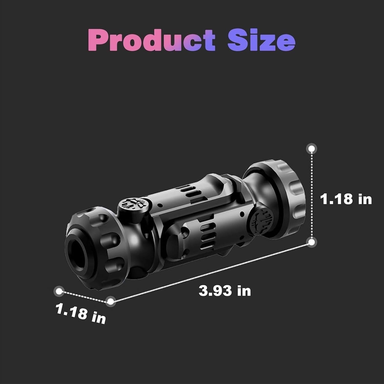 Metal Fidget Spinner Slider Combo Silent EDC Stress Relief Focus Toy