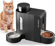 2 in 1 Gravity Pet Feeder Water Dispenser 3L Auto Food Station Black