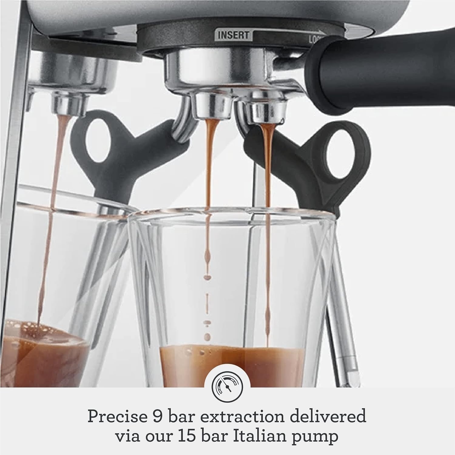 Compact Espresso Coffee Machine | 3-Second Heat Up | Milk Frother | 1560W