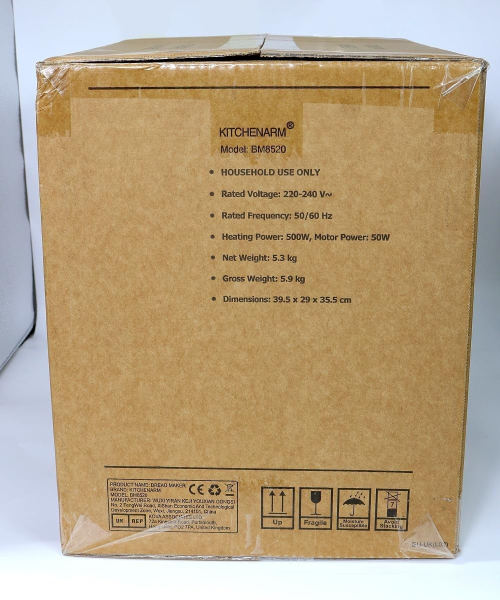 Smart Bread Maker 29 Programs Gluten Free 3 Loaf Sizes Timer Stainless Steel