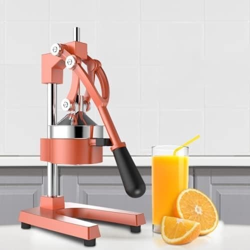 Professional Manual Citrus Press Cast Iron High Yield Hand Juicer Black