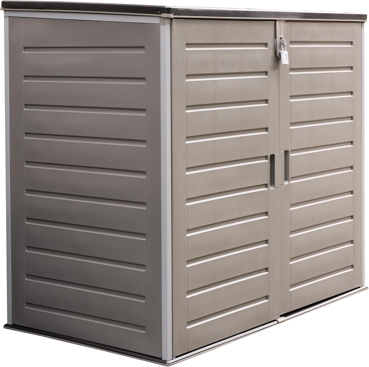 1170L XL Outdoor Storage Box Lockable Plastic Garden Shed Cabinet