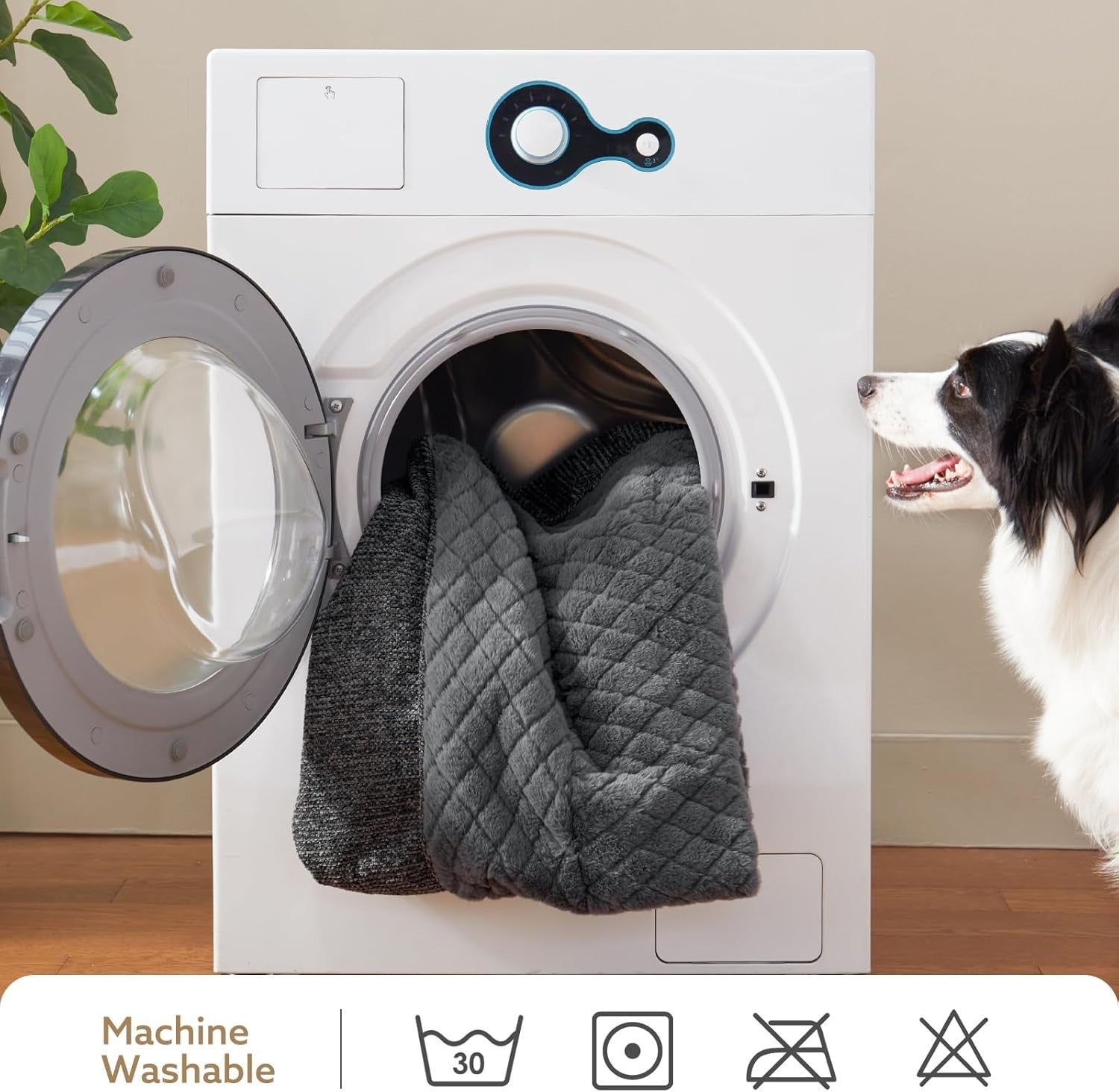 Large Orthopedic Dog Sofa Bed 89x64cm Thick Washable