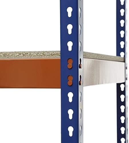 Heavy Duty 4-Tier Garage Shelf 400KG per Shelf 180x180x60cm Alloy Steel