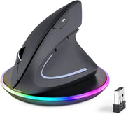 Rechargeable Vertical Ergonomic Mouse Multi Device 3200 DPI