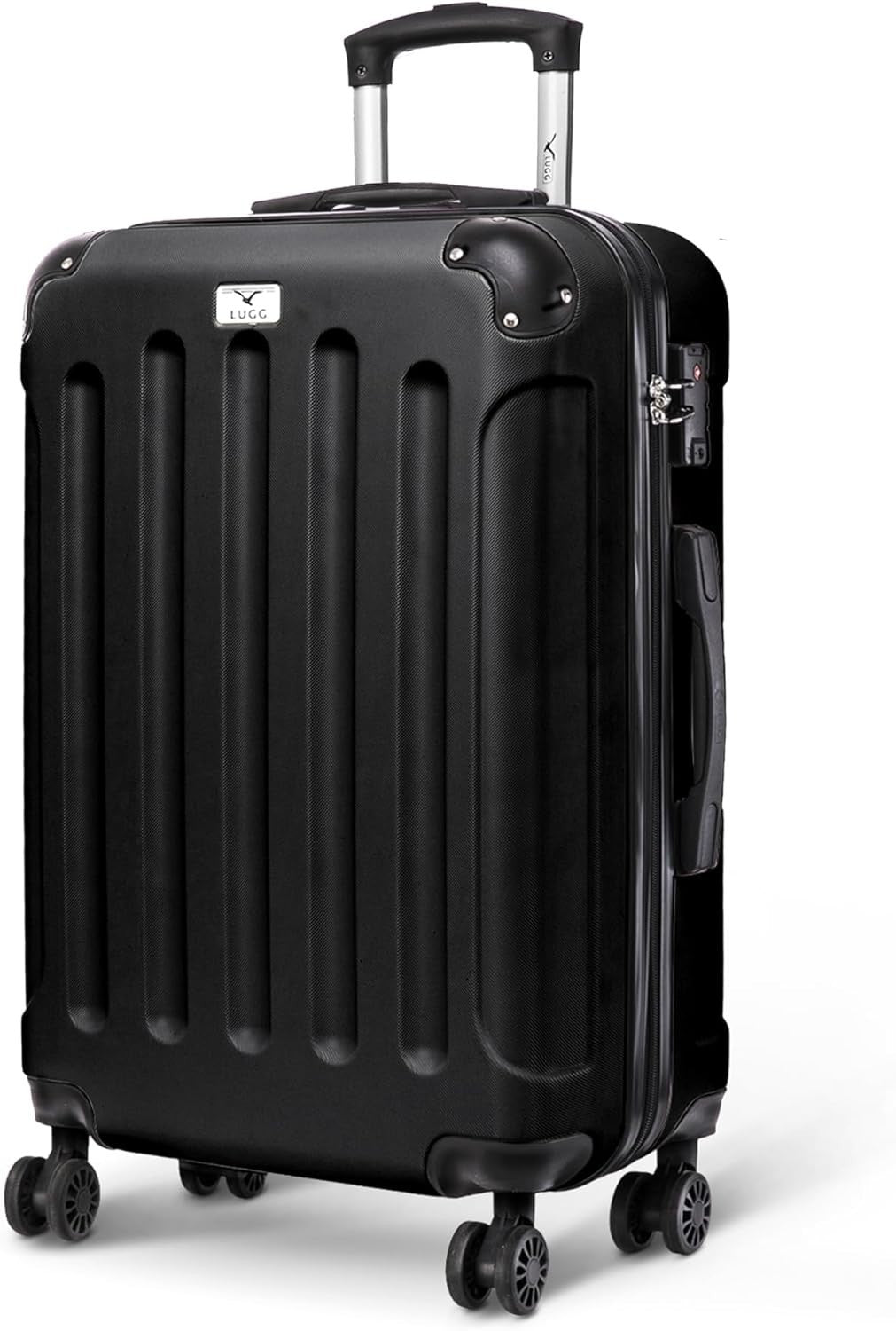 24” Hard Shell Suitcase Lightweight ABS 4 Wheel Travel Case TSA Lock