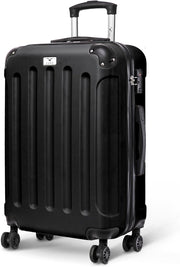 24” Hard Shell Suitcase Lightweight ABS 4 Wheel Travel Case TSA Lock
