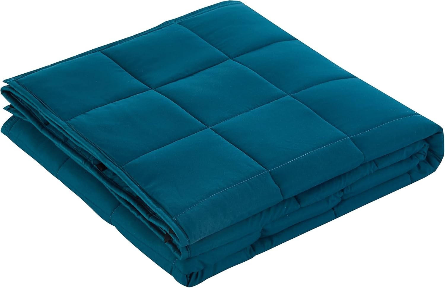 Teal Blue Weighted Blanket 150x200cm 9kg for Stress & Anxiety Relief