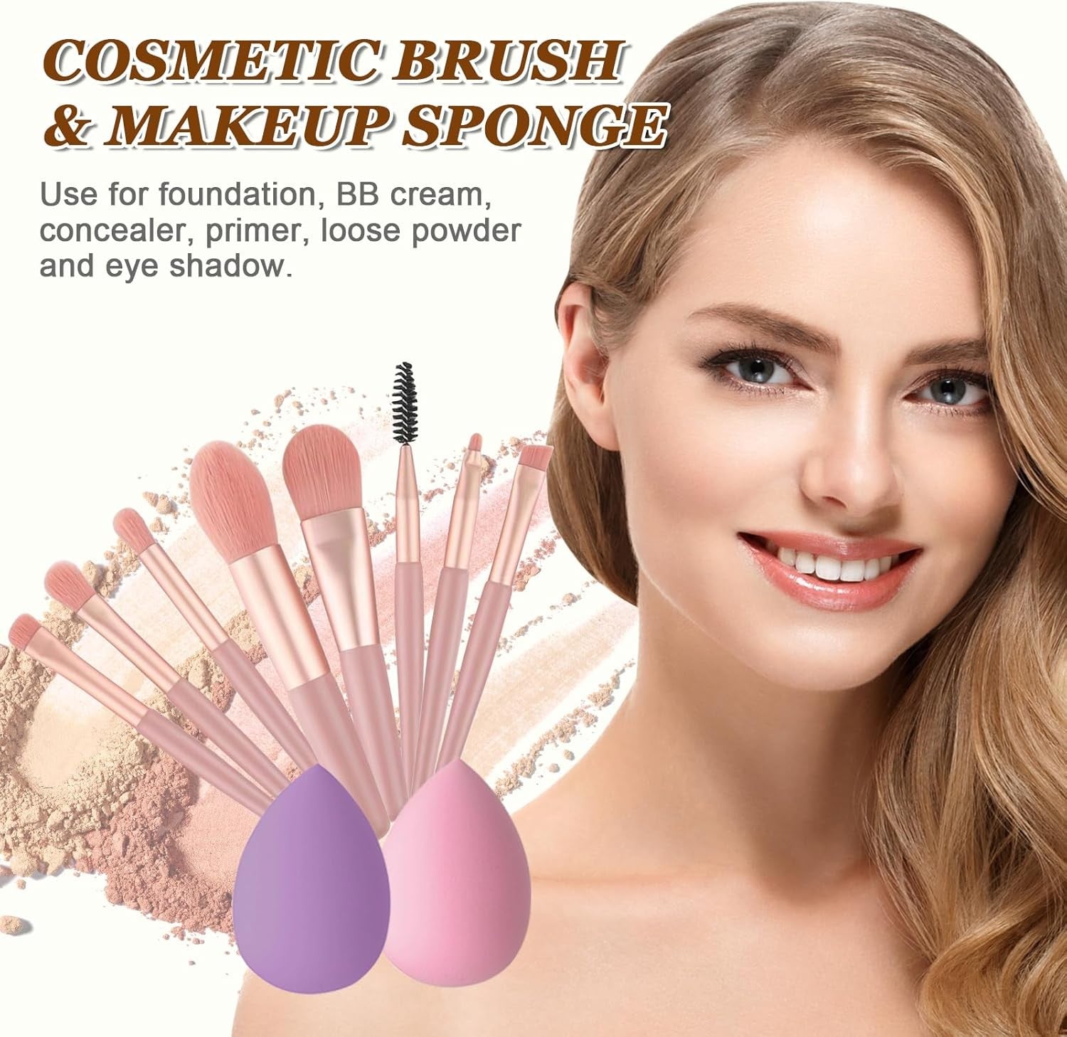 45PCS All-in-One Makeup Kit – Eyeshadow, Lipstick, Brushes & More