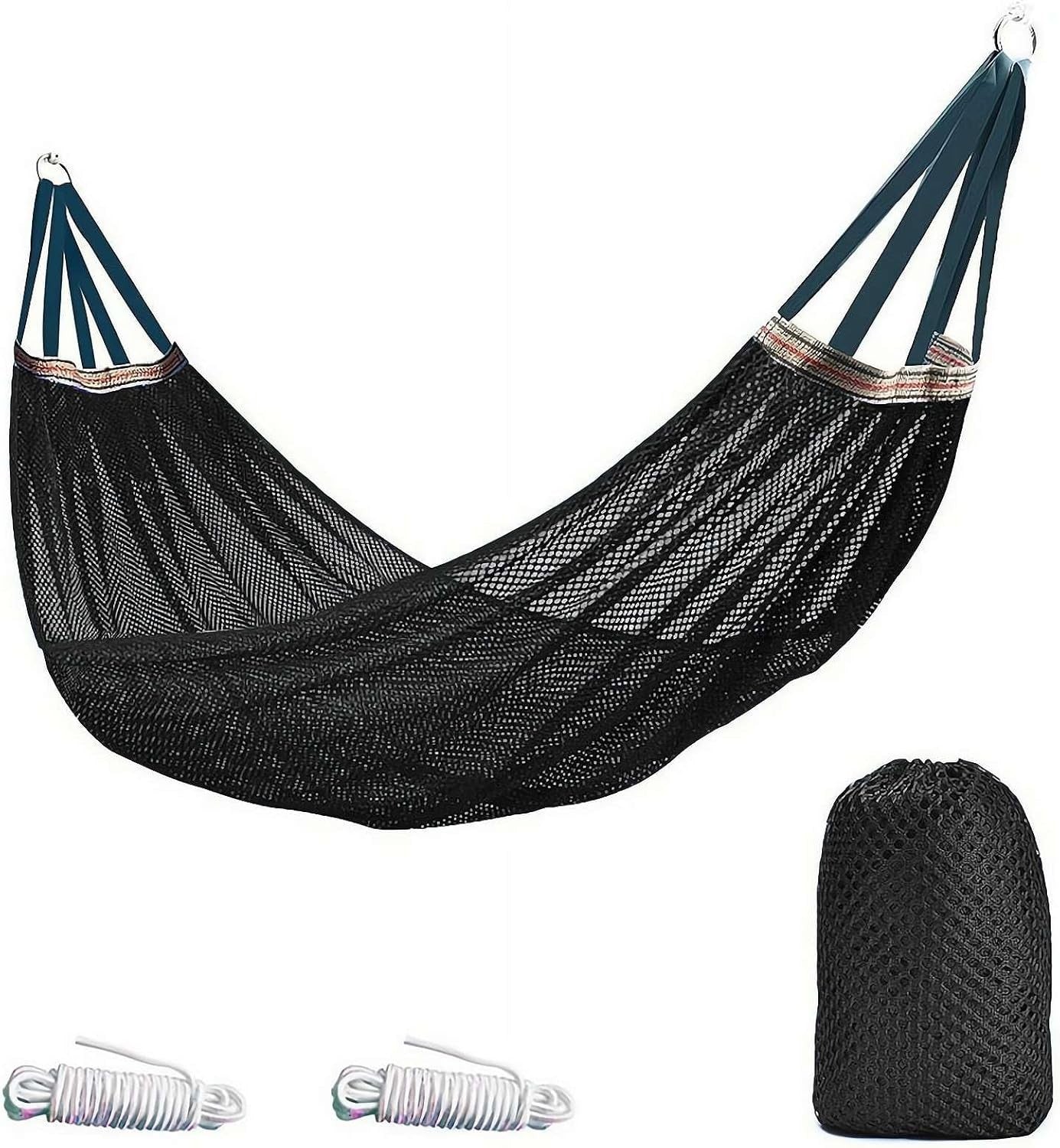 Lightweight Portable Camping Hammock with Tree Straps 400lb Load Nylon