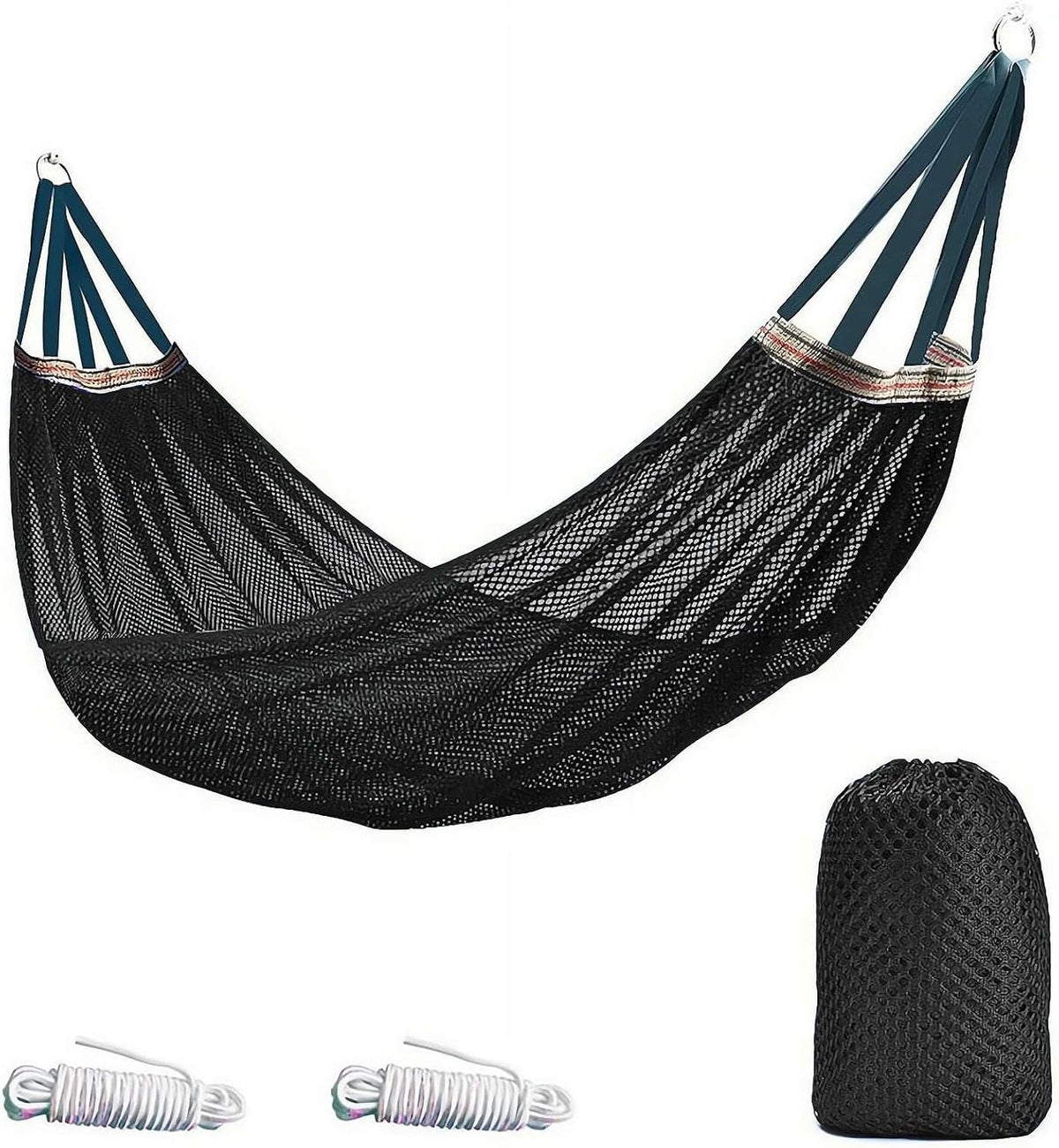 Lightweight Portable Camping Hammock with Tree Straps 400lb Load Nylon