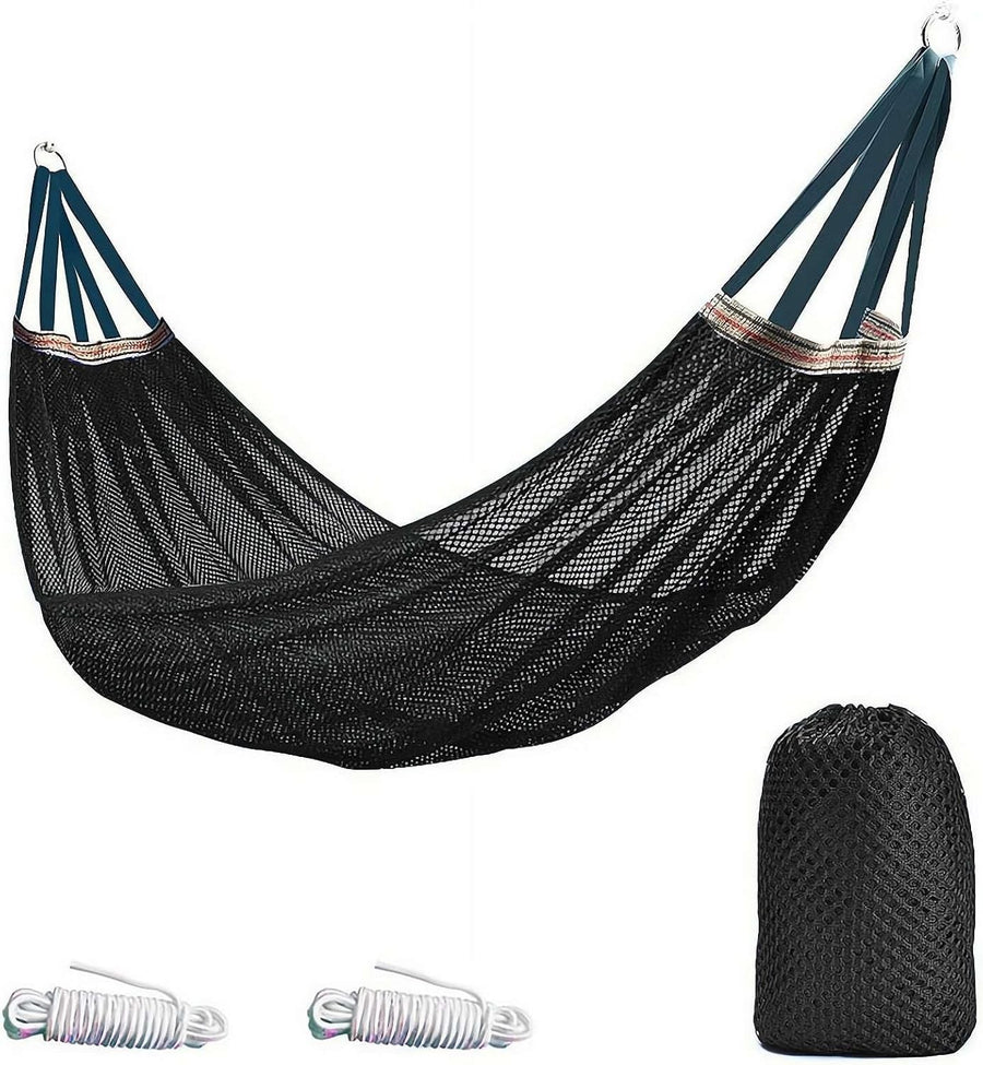 Lightweight Portable Camping Hammock with Tree Straps 400lb Load Nylon
