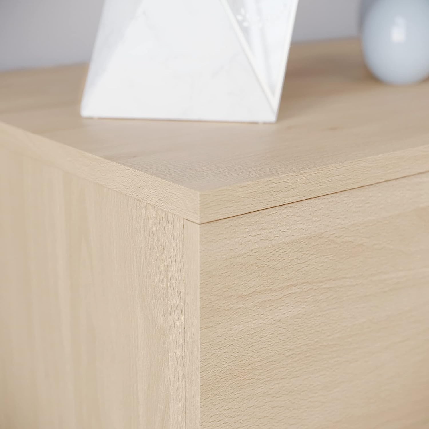 Pine 6 Drawer Wide Chest Bedroom Storage Unit Sliding Drawers Flatpack
