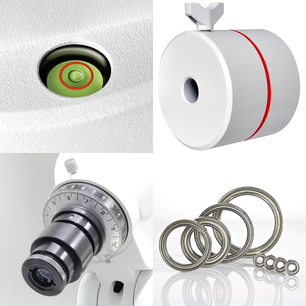 102mm f/5.9 Refractor Telescope 600mm EQ5 Mount White Astrophotography Kit