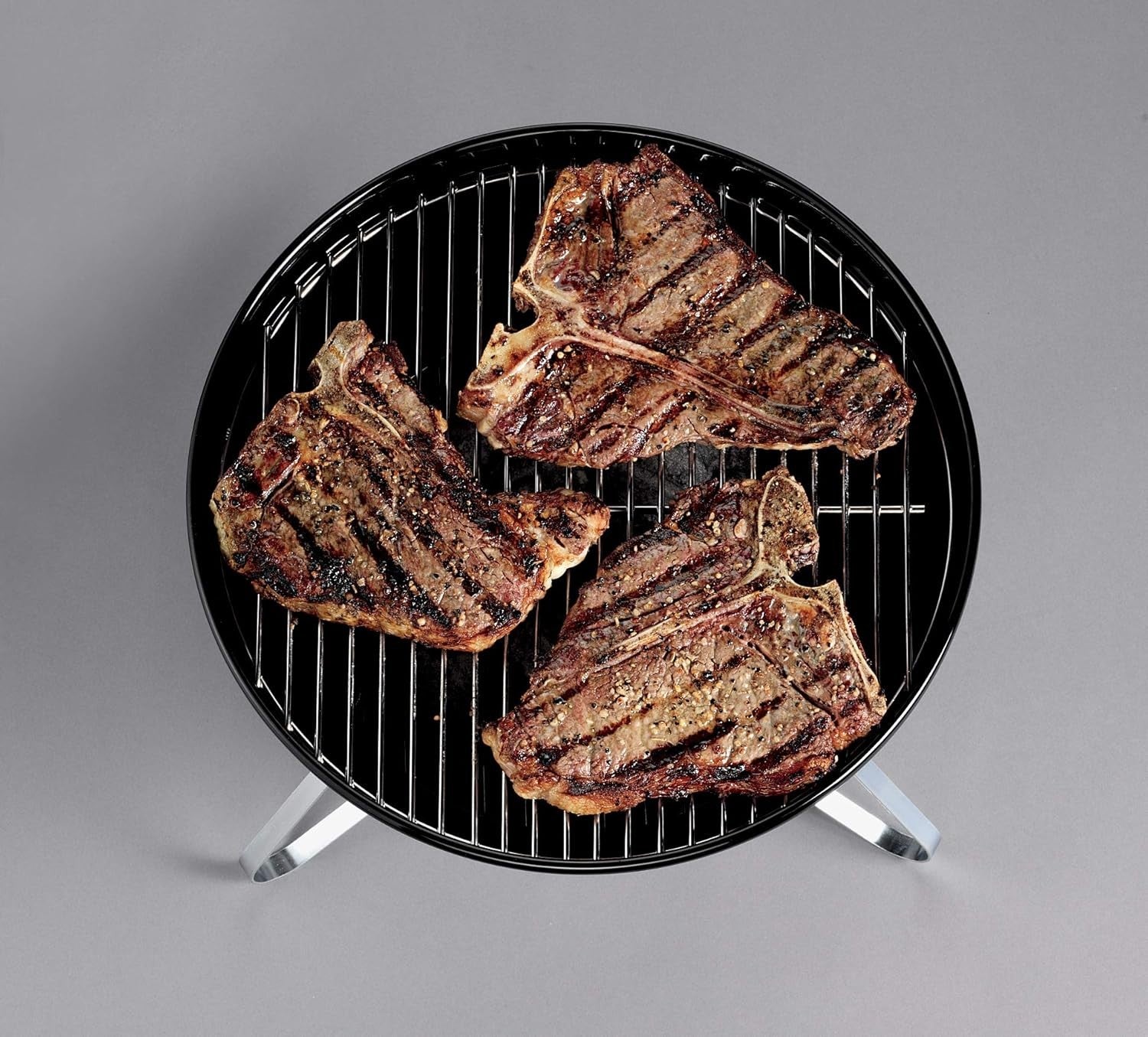 Portable Charcoal BBQ Grill Set 37cm (Pack of 2) Outdoor Garden Camping Picnic