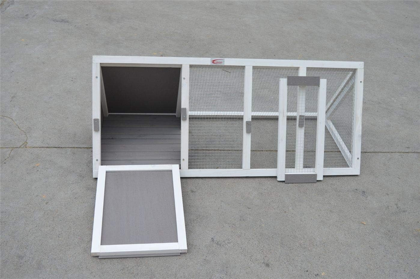 Outdoor Rabbit Run Hutch Enclosure 4ft Triangular Guinea Pig Play Pen