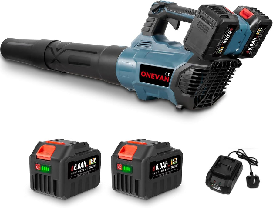 36V Cordless Leaf Blower Brushless 600 CFM Garden Lawn Snow Cleaner