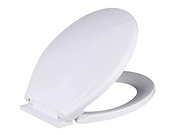 Oval Soft Close Toilet Seat White Quick Release Easy Install 42x36cm