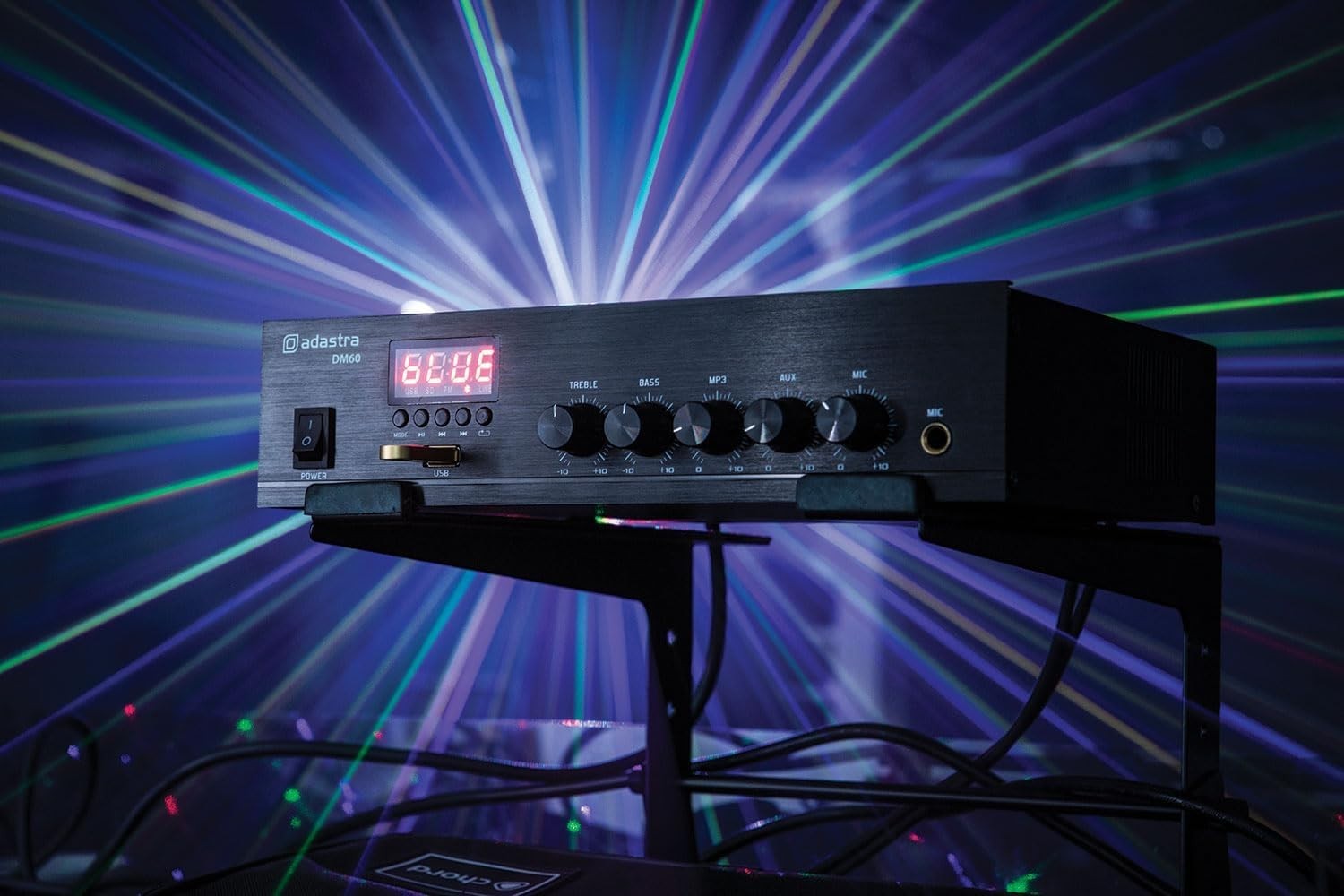 Digital 100V Mixer Amplifier 60W Bluetooth USB FM Small Sound System