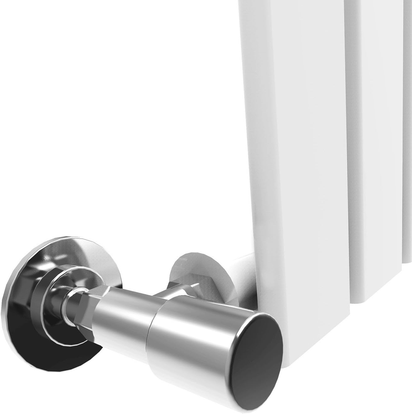 Vertical Designer Radiator 1600x300mm Single Flat Panel White Tall Heater