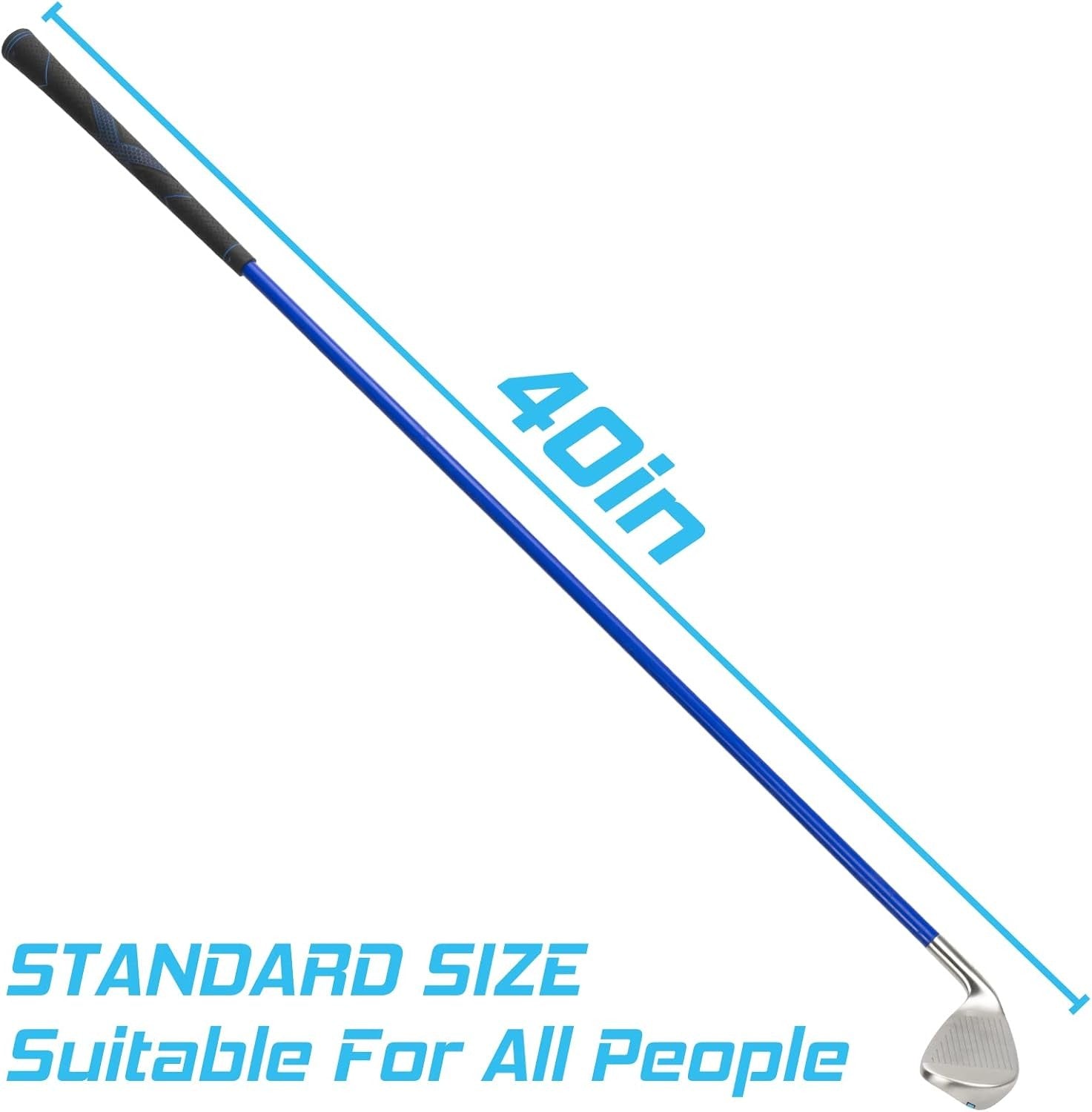 7 Iron Golf Swing Trainer Aid Warm Up Stick for Tempo & Strength