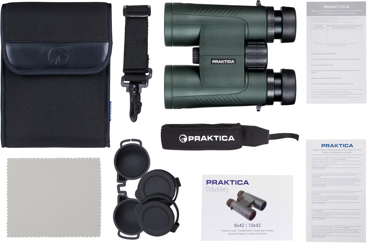 10x42 Waterproof Binoculars HD Wide View FMC Optics for Bird Watching Hiking