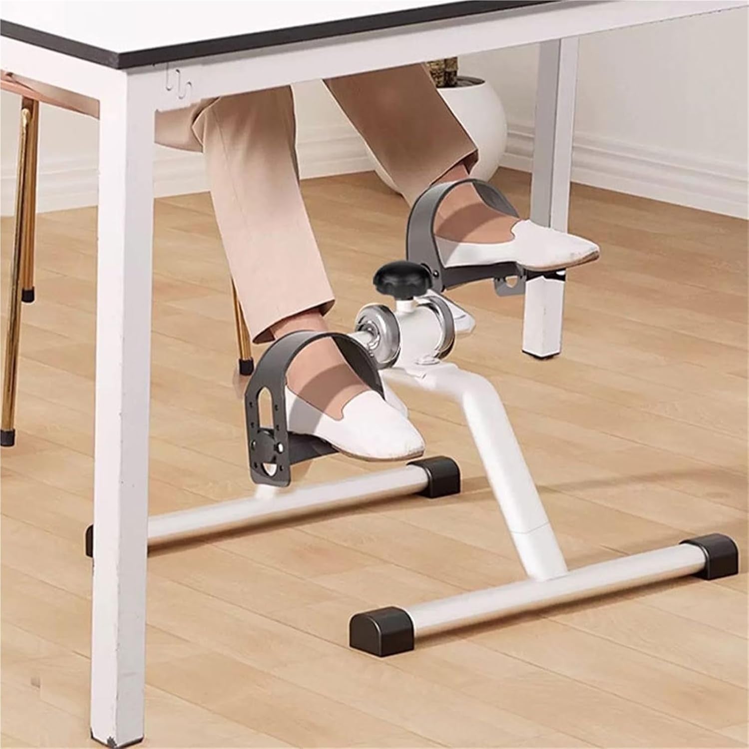 Mini Foot Pedal Exerciser Under Desk Portable Low Impact Trainer