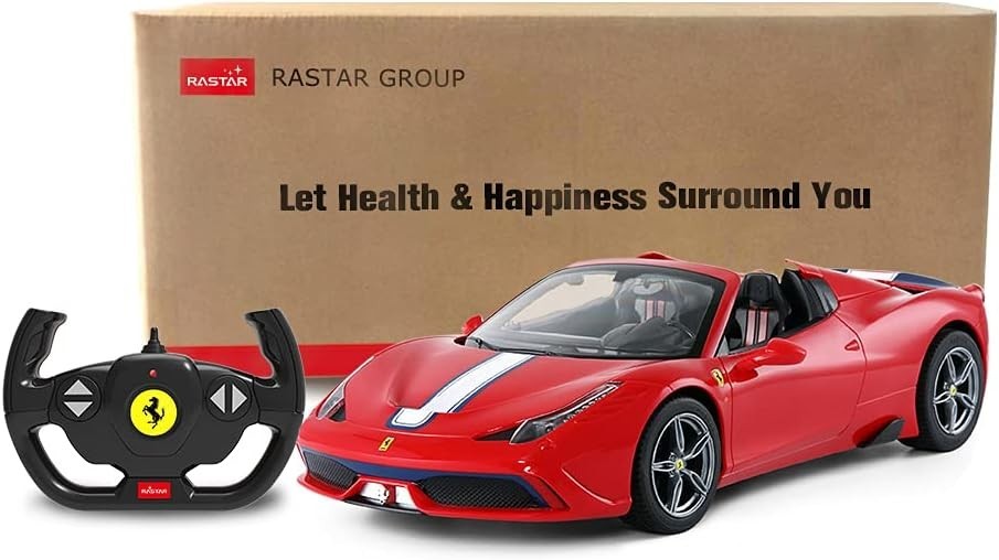 1:14 RC Car – Red 458 Special A Convertible Remote Control Toy Car