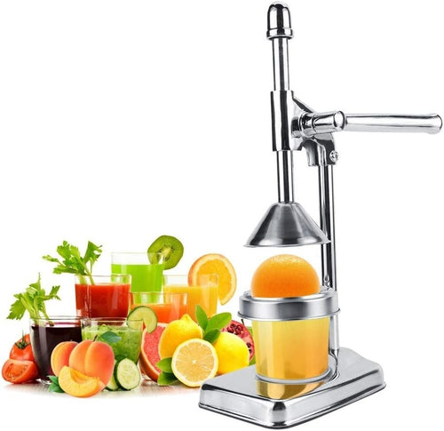 Manual Citrus Press Lever Juicer Heavy Duty Stainless Steel Ergonomic