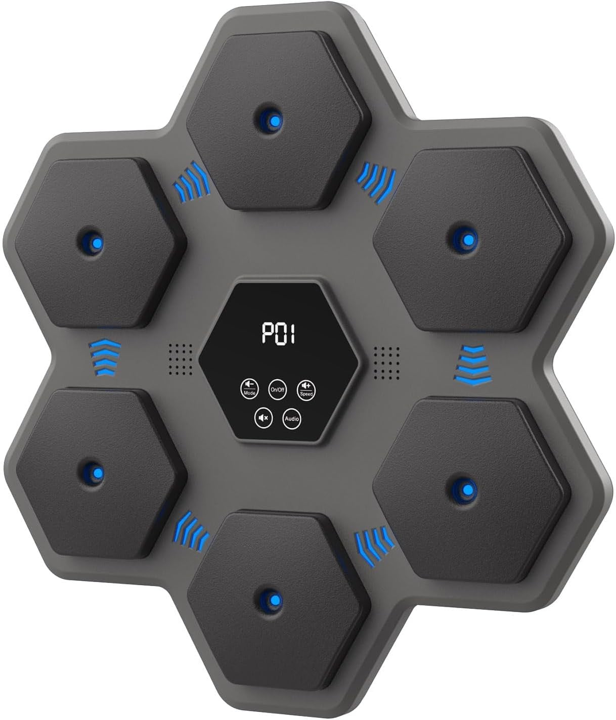 Music Boxing Machine LED Punch Trainer Bluetooth Mounted Gloves