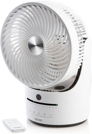 360° Oscillating Table Fan – 45W Quiet Air Circulator w/ Remote & 3-Speed Modes