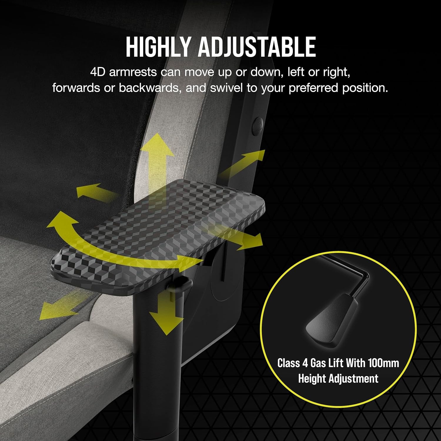 Ergonomic Fabric Gaming Chair Style w/ Lumbar & Neck Pillow