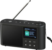 Portable DAB+ FM Radio XL LCD Display USB Rechargeable 10H Playback