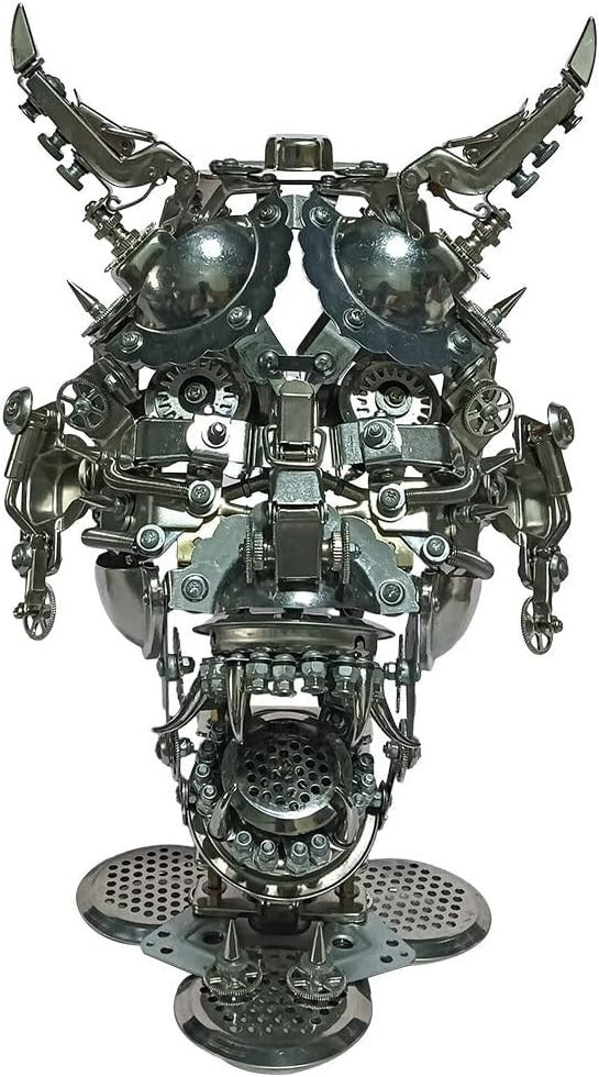 3D Metal Hannya Mask Puzzle 950PCS Steampunk DIY Wall Art Decor