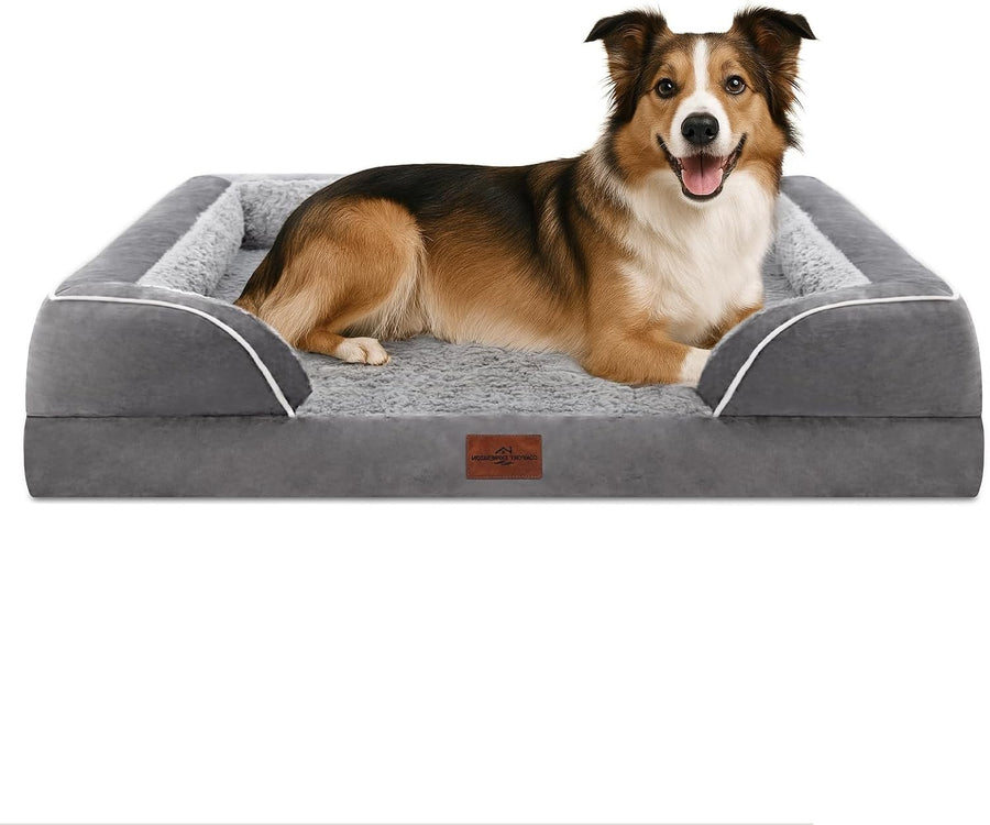 Large Orthopedic Dog Bed Sofa 96x63x18cm Waterproof Washable
