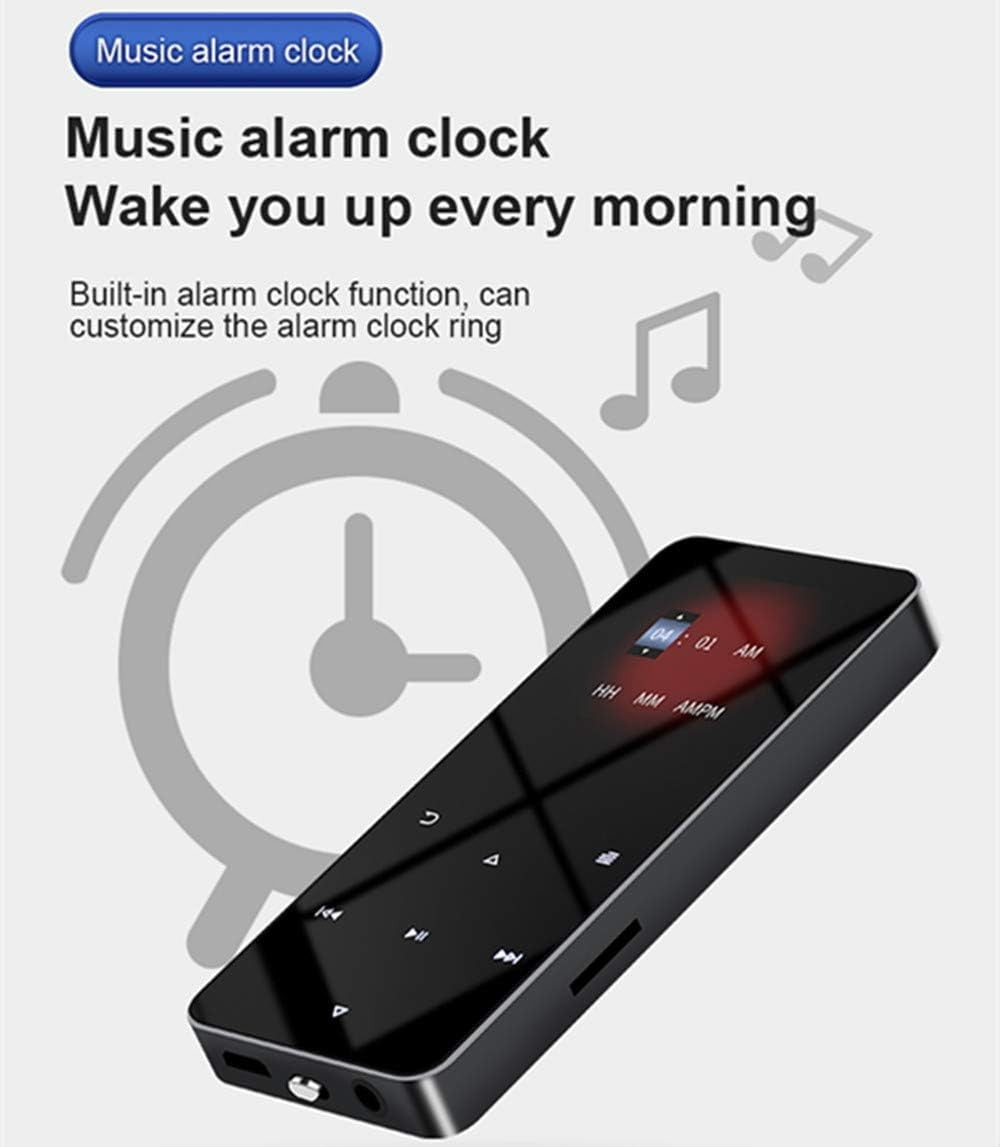 32GB Bluetooth 5.0 MP3 Player 1.8" Screen FM Radio Black
