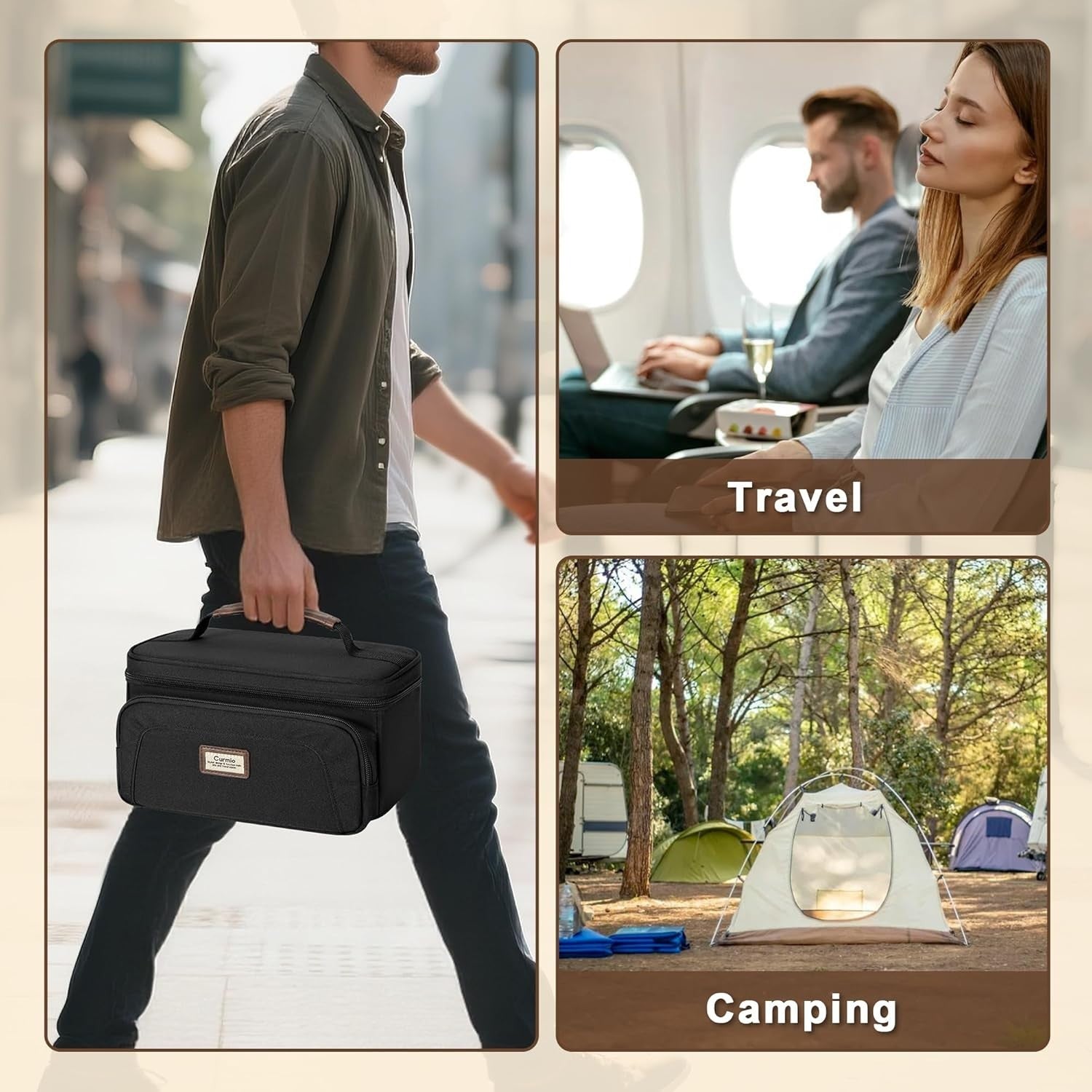 Travel Coffee Maker Carry Case for Mini Espresso Machines & Capsules | Portable