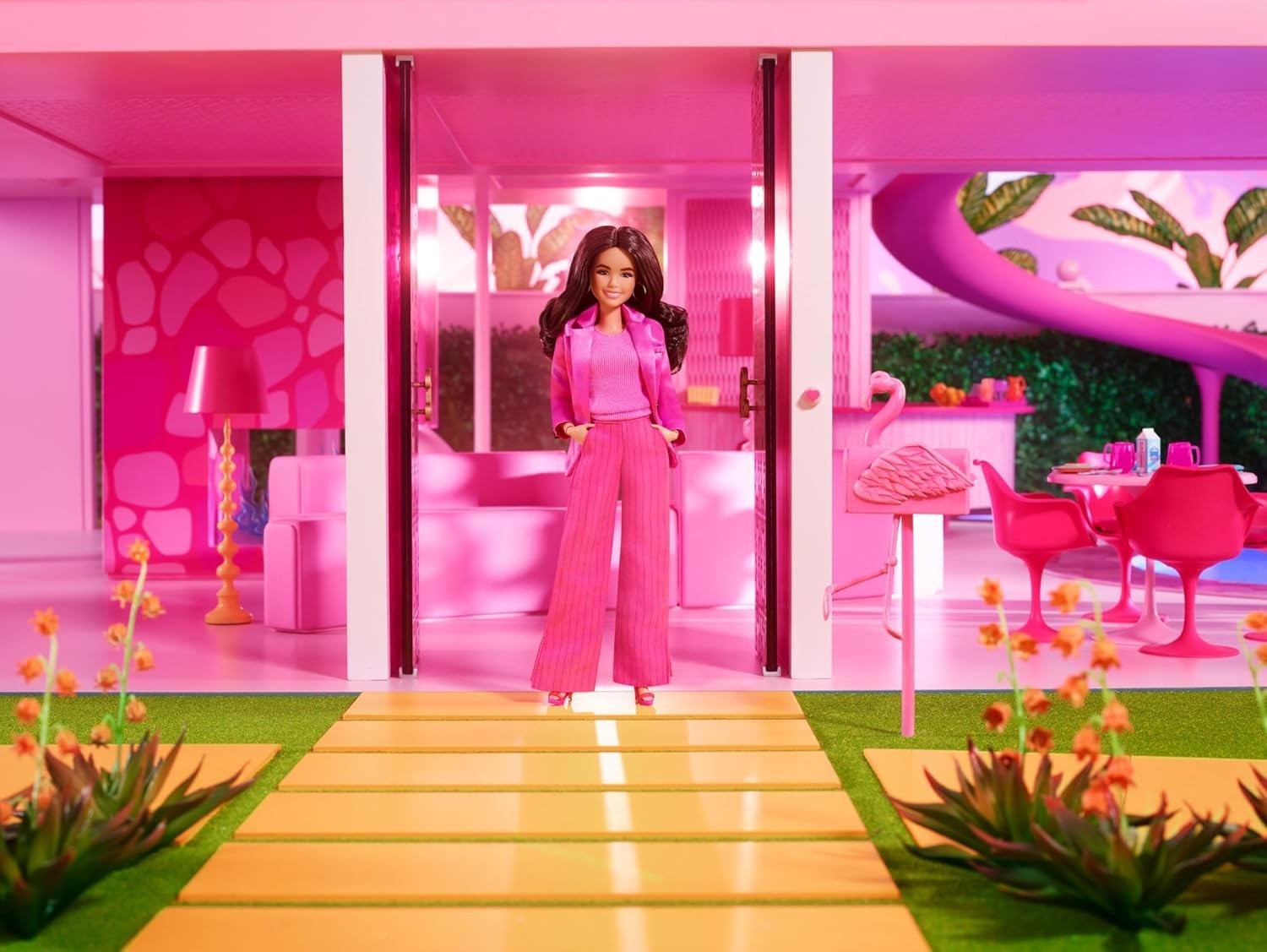 Movie Inspired Collectible Fashion Doll Pink Power Suit Heels Earrings